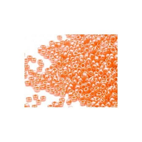 Rocaille 15/0 Miyuki 0423 Pumpkin Orange Op. Luster x7g  - 1