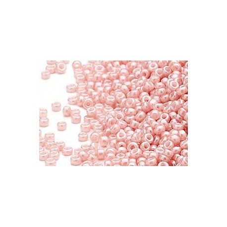 Rocaille 15/0 Miyuki 0429 Opal Saumon Luster x7g  - 1