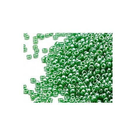 Rocaille 15/0 Miyuki 0431 Op.Jade Luster  x7g  - 1