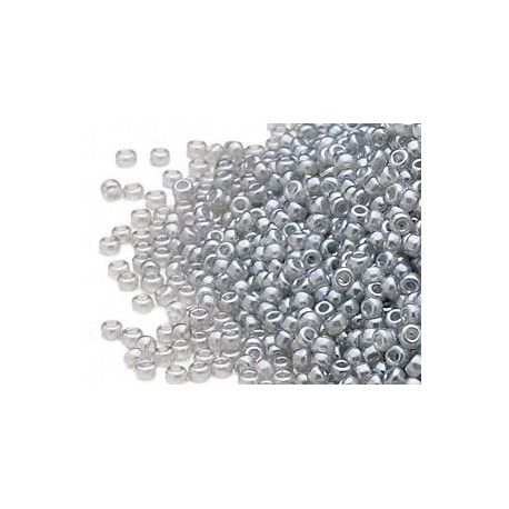 Rocaille 15/0 Miyuki 0526 Silver Grey Ceylon x7g  - 1
