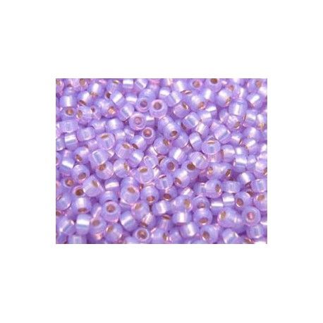 Rocaille 15/0 Miyuki 0574 Purple Sil.Lined Alabaster x7g  - 1