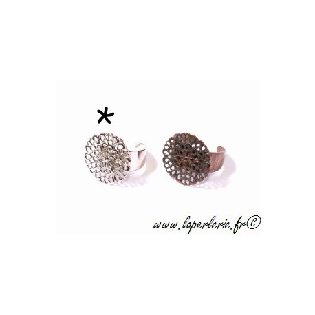 Support de bague estampé ARGENTE  - 1