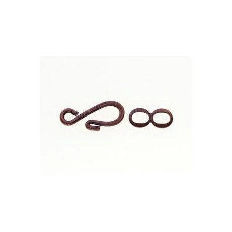 Fermoir crochet CUIVRE VIEILLI  - 1