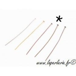Head pin 57x0.7mm OLD BRONZE COLOR x20