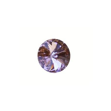Cabochon rond 1122 14mm (rivoli) CRYSTAL VINTAGE ROSE  - 1