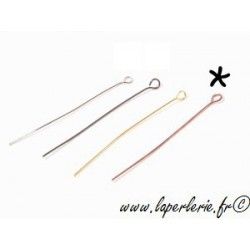 Eye pin 57x0.7mm OLD COPPER COLOR x20