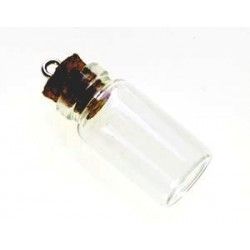 Pendant flask for message MM 30.6x11.8mm