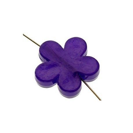 Fleur 25mm PURPLE OPAL  - 1