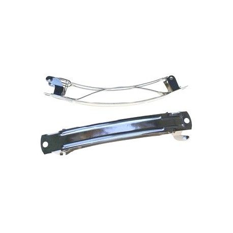 Barrette à cheveux 100x10mm ARGENTÉ  - 1