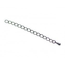 Extension chain 5cm OLD SILVER COLOR