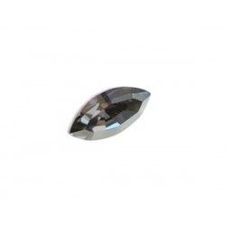 Navette cabochon 4228 10x5mm CRYSTAL SILVER NIGHT