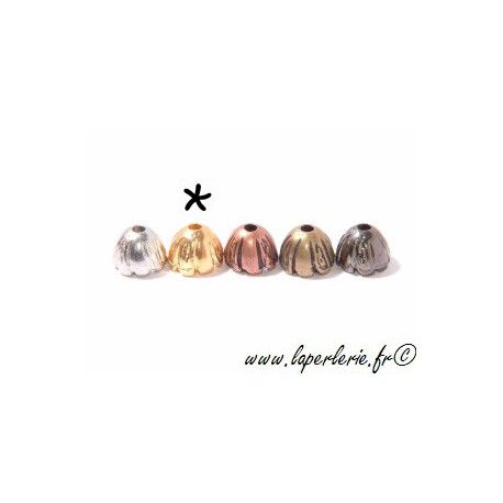 Cloche pleine diam. 10 mm DORE  - 1