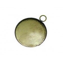 Support for cabochon 20mm BRONZE COLOR