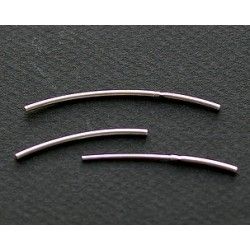Crimp friction clasps for cable and nylon of 1mm OLD SILVER COLOR x1