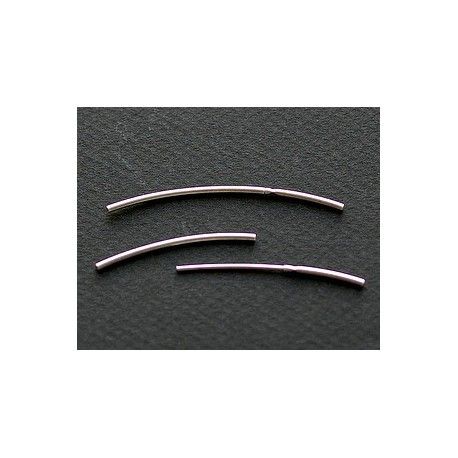 Fermoir pour fil et cable de 1mm ARGENTÉ VIEILLI x1  - 1