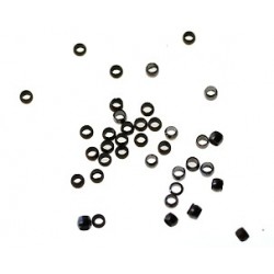 Crimp beads 1.4mm int. TIN TONE x10