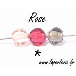 Cube chanfreiné 10mm ROSE