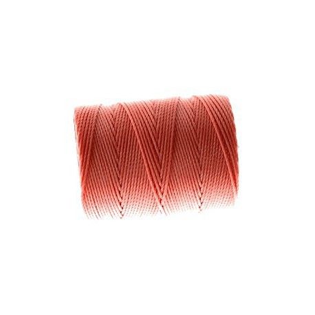 C-LON beading cord macramé ép.0.5mm 78m CHINESE CORAL  - 1