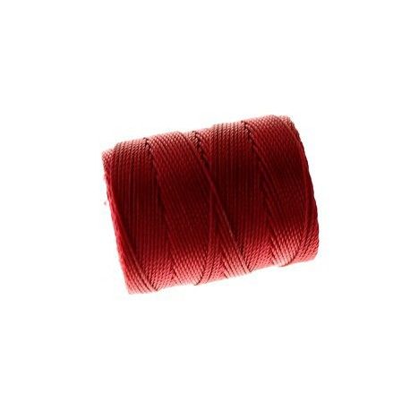 C-LON beading cord macramé ép.0.5mm 78m RED HOT  - 1
