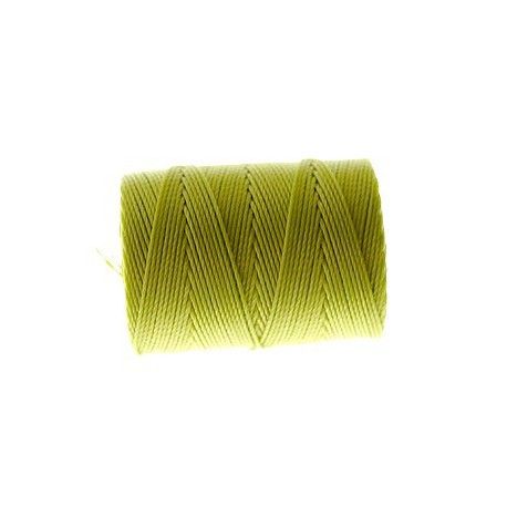 C-LON beading cord macramé ép.0.5mm 78m CHARTREUSE  - 1