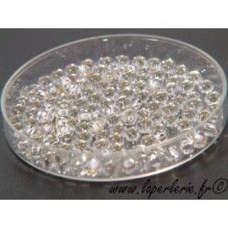 Seed beads CRYSTAL ARGENTEE 2.2mm (400 beads)