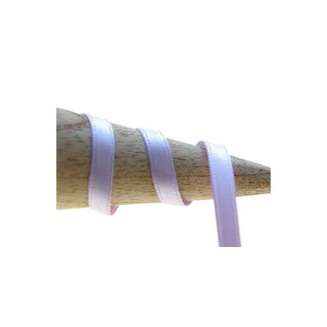 Ruban satin double 6mm PARME x2m  - 1