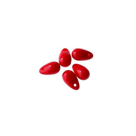 Goutte 6X9mm ROUGE OPAQUE x20  - 1