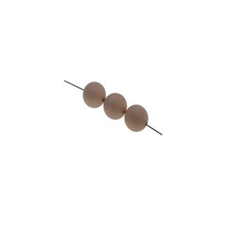 Ronde polaire 6mm GREIGE x10  - 1