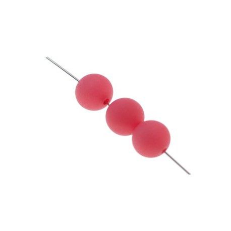 Ronde polaire 10mm INDIAN PINK x10  - 1