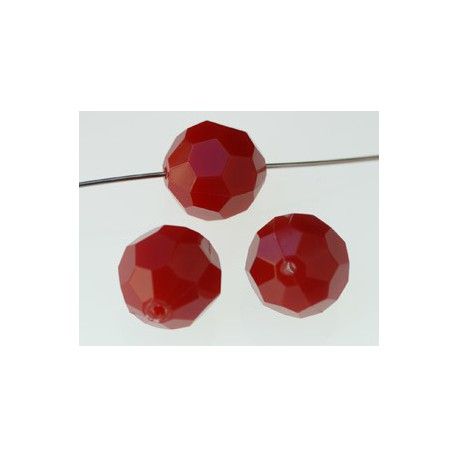 Facettes polyester 12mm INDIAN RED x10  - 1