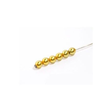 Ronde nacrée 3mm LIME x150  - 1