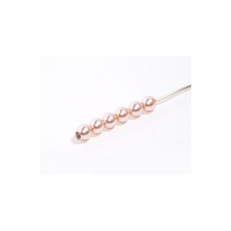 Ronde nacrée 3mm LIGHT ROSE x150  - 1