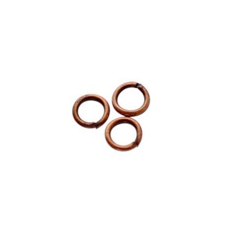 Anneaux de jonction 6x0.9mm CUIVRE VIEILLI x20  - 1