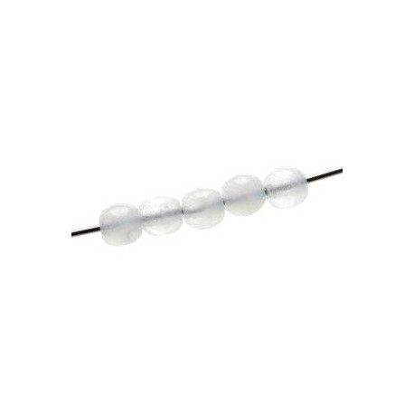 Ronde 4mm OPAL BLANC x50  - 1