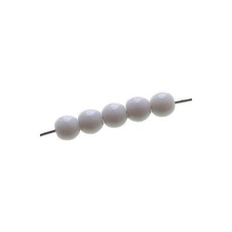 Ronde 4mm LIGHT GREY OPAQUE x50  - 1