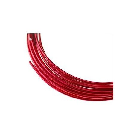 Fil aluminium 2mm ROUGE x5m  - 1