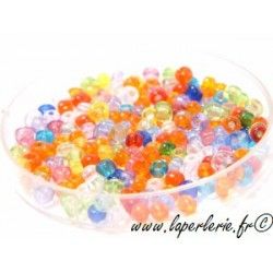 Seed beads MELANGE TRANSPARENT (400 beads)