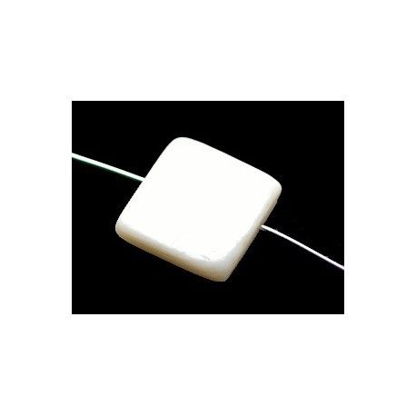 Nacre blanche carré 15mm x3  - 1
