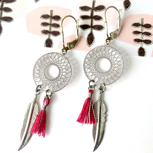 Boucles d'oreilles Argent