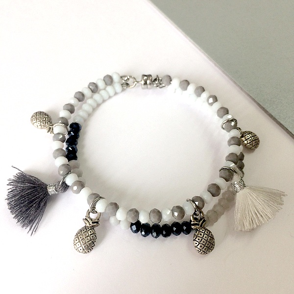 Bracelet Gris Ananas