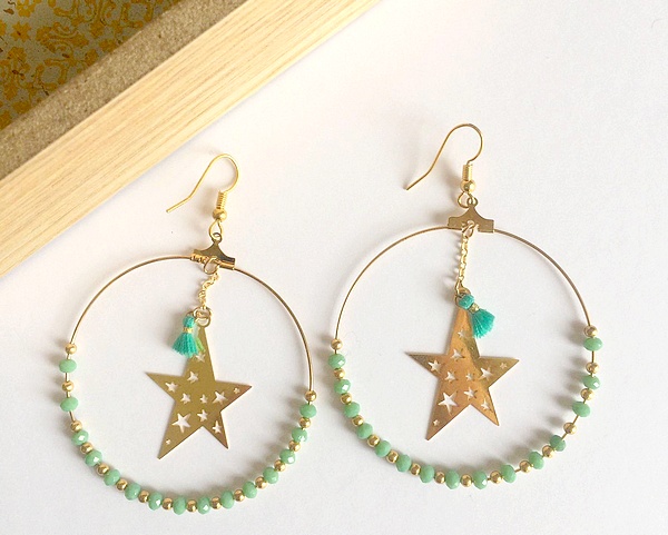 Boucles d'oreilles Étoile anisée