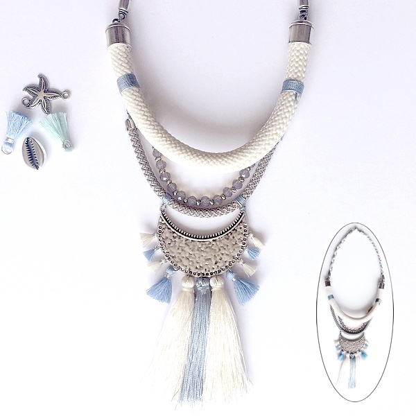 Collier Corde Marine