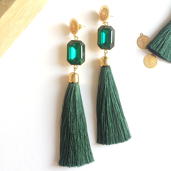 Boucles d'oreilles Esmeralda