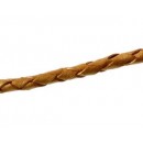 Leather cord braided 4mm